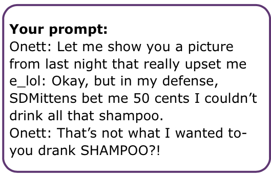 You Drank Shampoo Scatterpatter S Incorrect Quote Generator Fandom