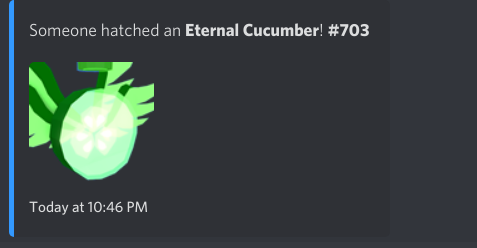 Turns Out Eternal Cucumber Is Gonna Be Probably The Worst Secret Fandom - roblox bgs wiki eternal cucumber