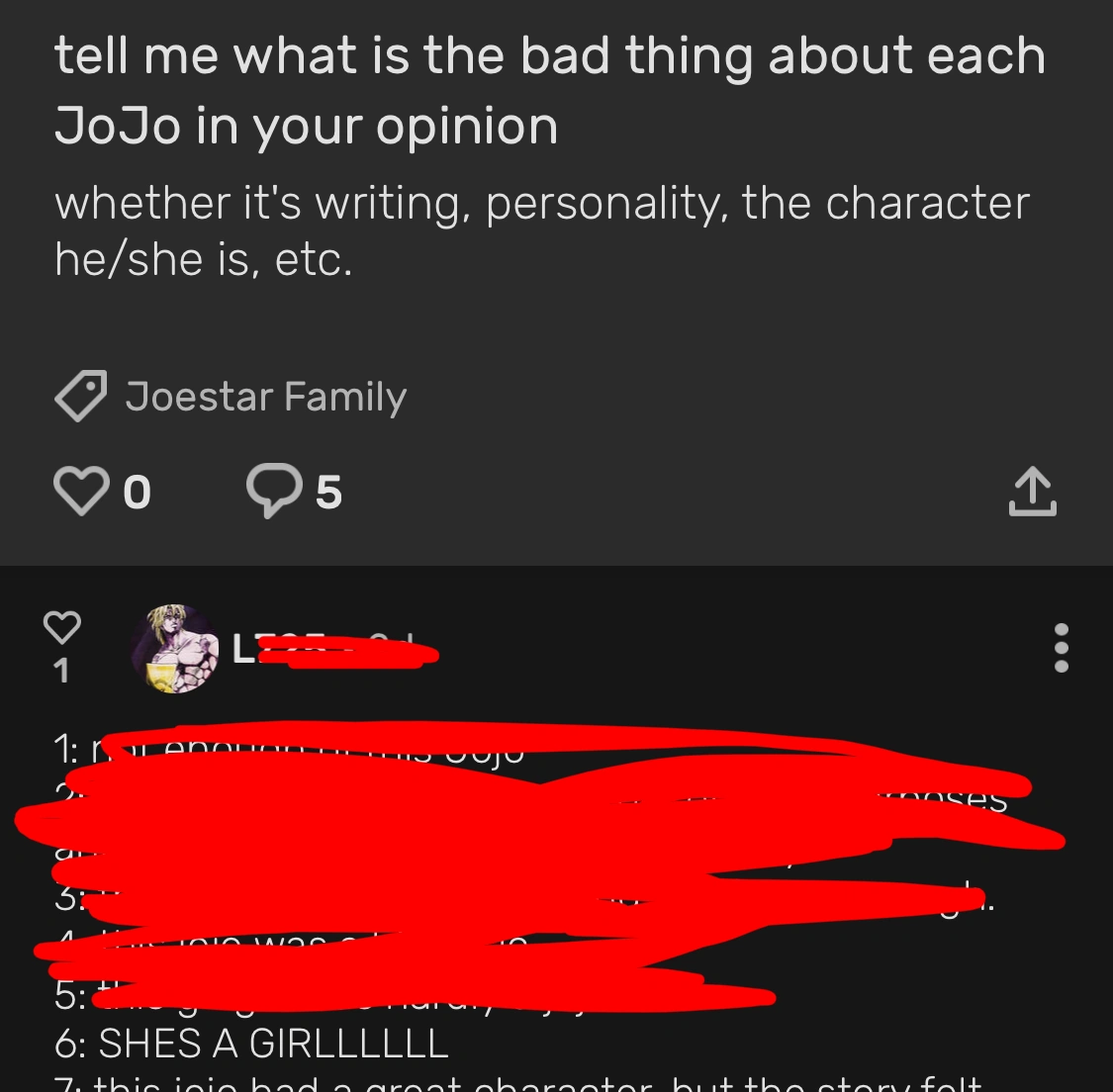 Yo Araki u need to stop making ur manga this gay, u making ur fans hate