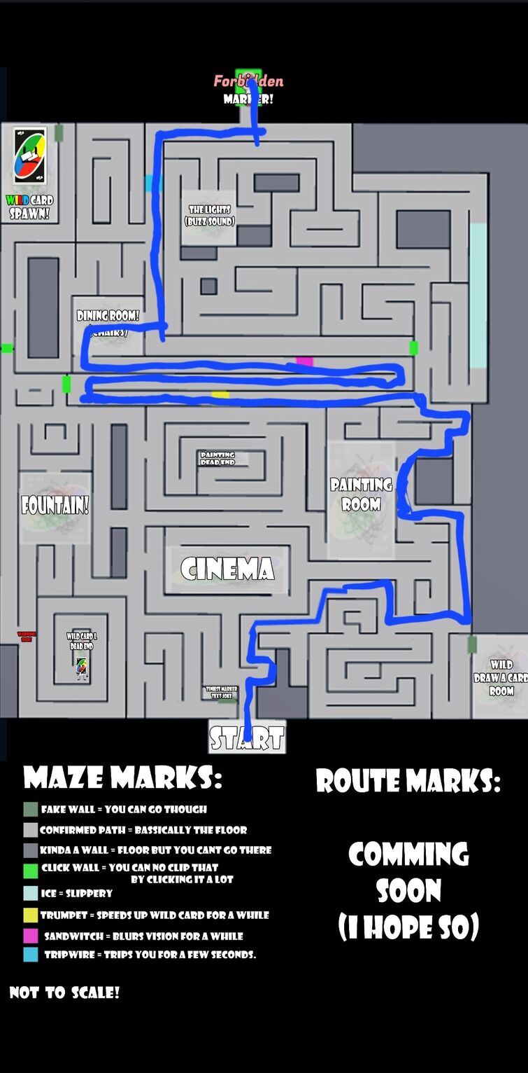 The directions to the forbidden marker fandom