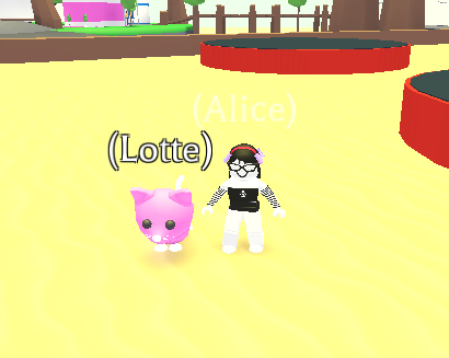 My Neon Pink Cat For Neon Blue Dog Fandom - blue dog roblox adopt me