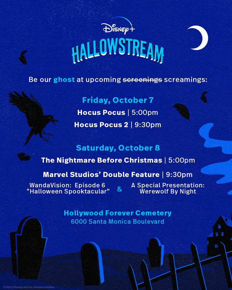 Disney+ Hallowstream Screenings Fandom