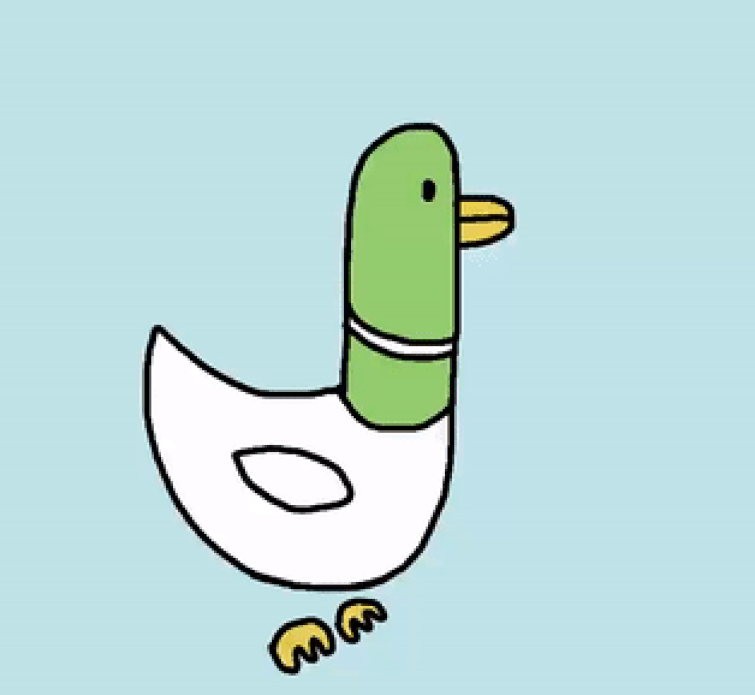 Random Silly Duck Animation GIF I made | Fandom