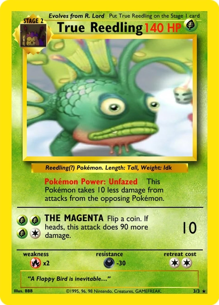 OUT NOW: The full set of Reedlingfan cards are available with some minor  adjustments made! | Fandom