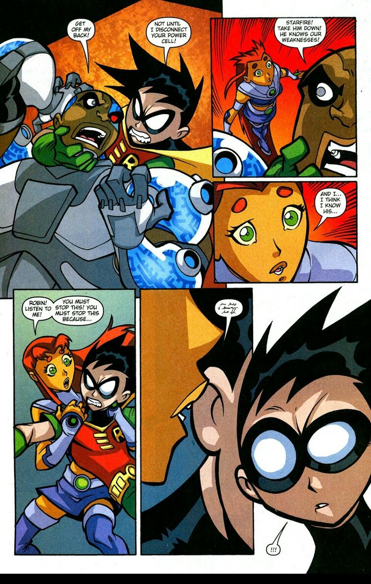 Robin and starfire comics