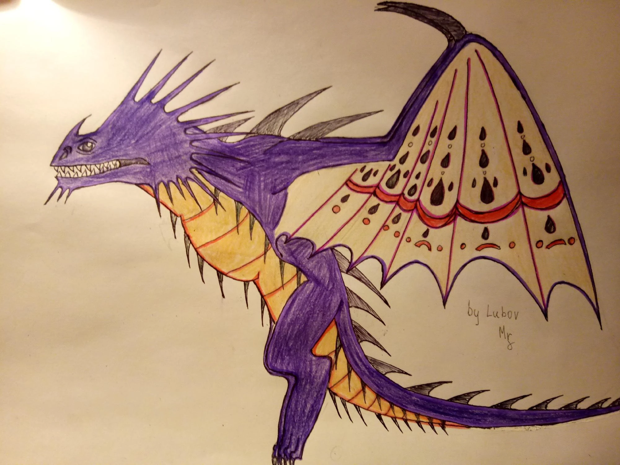 Рисовать дракон скрилл