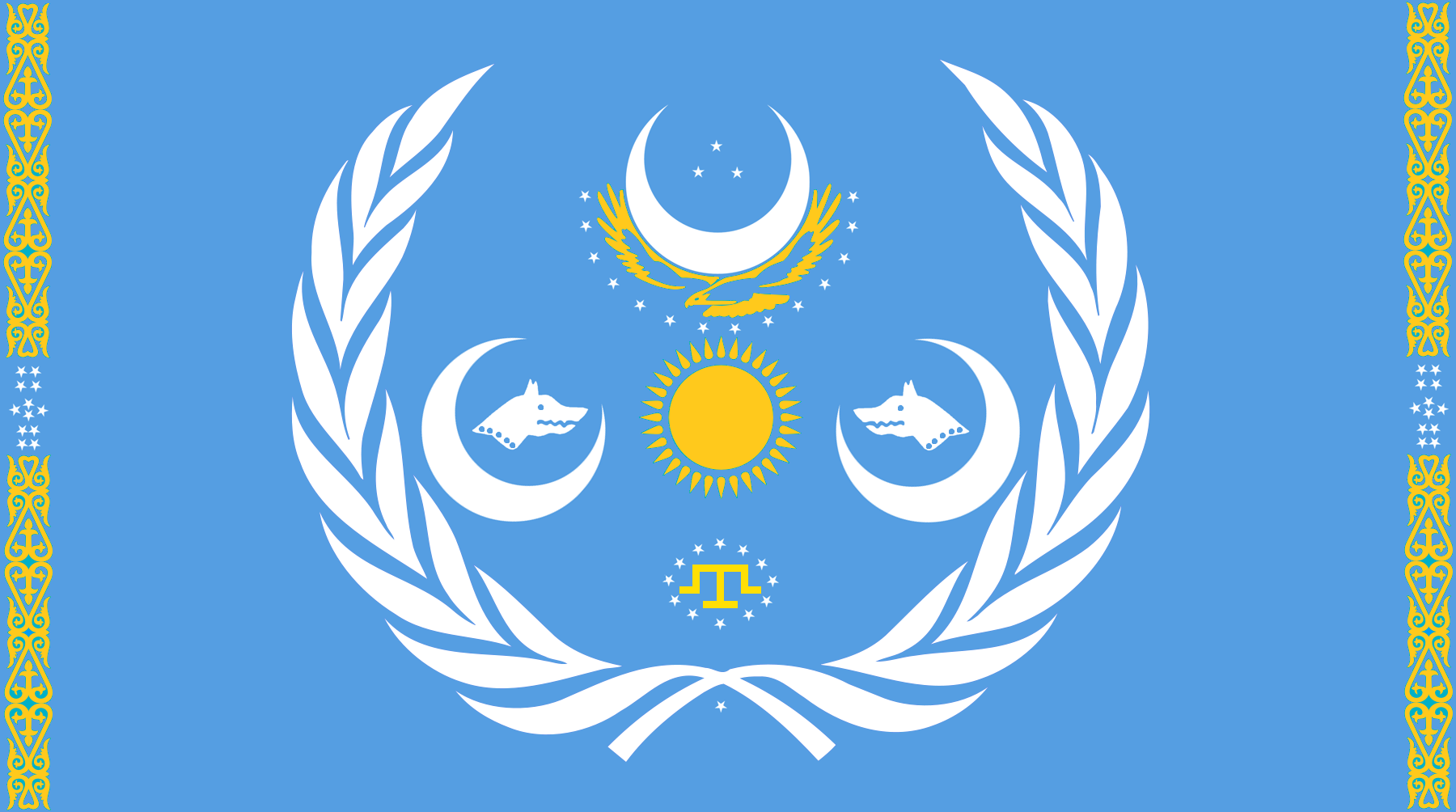 Альтернативный флаг Казахстана