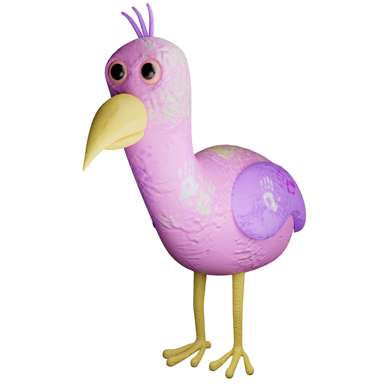 OPILA BIRD FROM GARTEN OF BANBAN FAN ART, BGGT