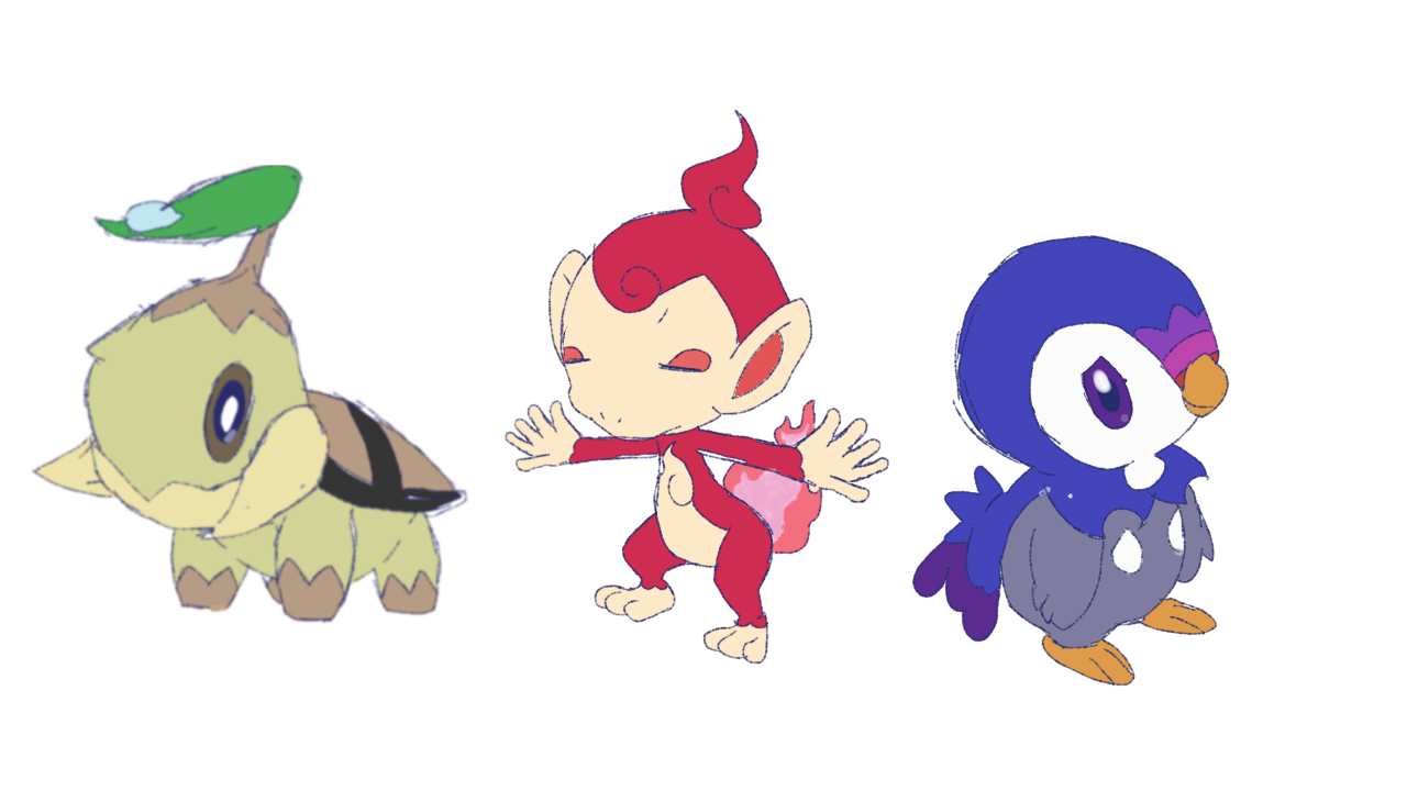 Made some regional variants for the Sinnoh starters Fandom