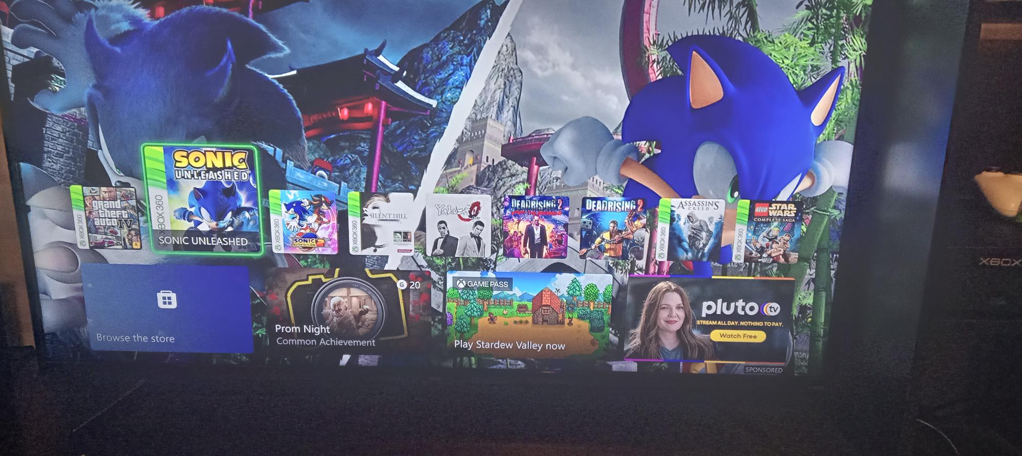 2 beautiful Xbox dashboard backgrounds for 2 beautiful Sonic games