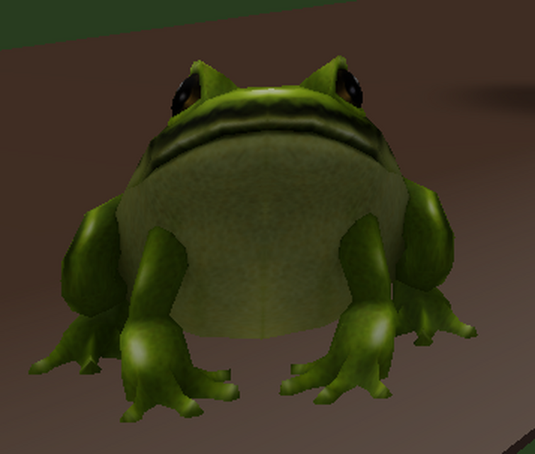 Blue Frog Meme Head - Roblox