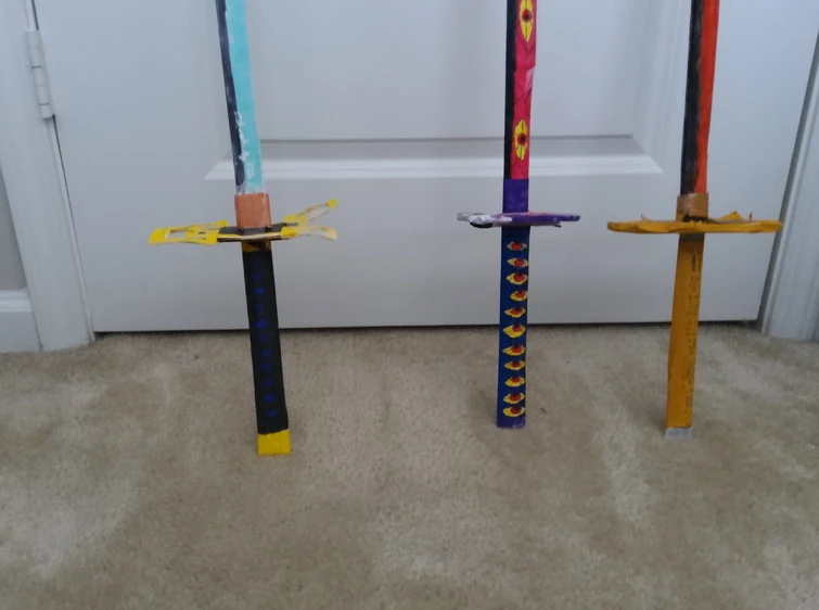 My attempt at making paper kny katana | Fandom
