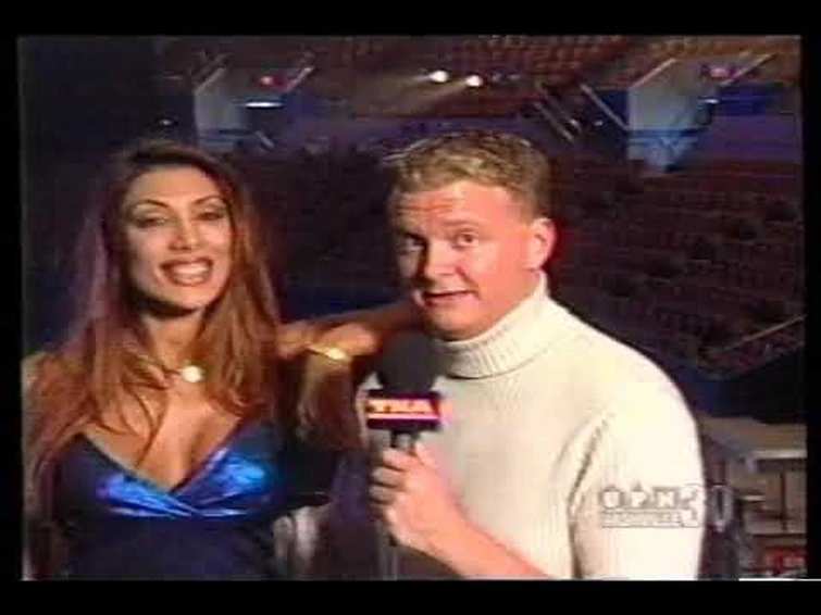 Fringe Benefit Interview Jasmine ST Claire & Jeremy Borash - TNA Xplosion Nashville, TN 7/13/2002
