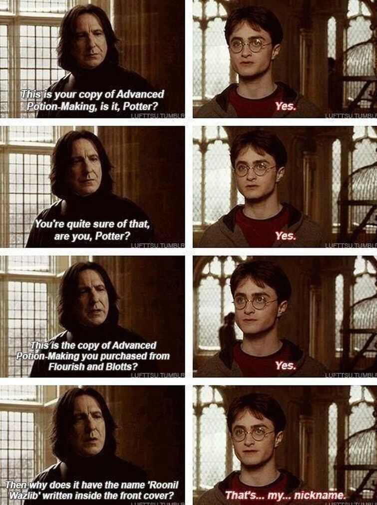 I made a small album of some Harry Potter memes and decided to post them.  If you have any others, please feel free to put them in the comments! : r/ harrypotter