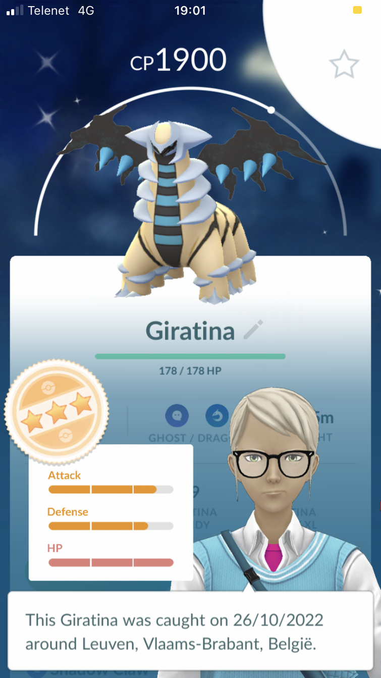 Pokémon Go shiny Giratina altered ~ ~REGISTERED ONLY~PLS READ DESCRIPTION~