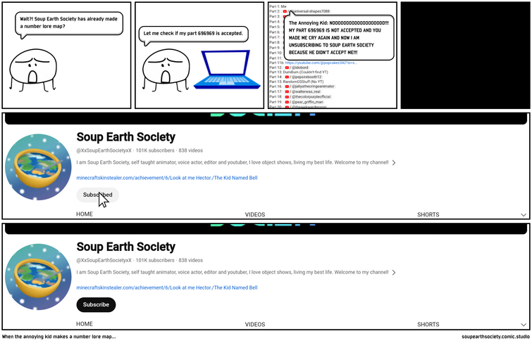 My Number Lore + Soups Number Lore Part 1 - Comic Studio