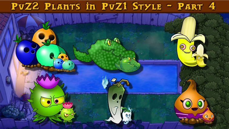 PvZ2:Back to the Past on X: Here is a Concept Art of the UI (User  Interface) of the Gameplay, Inspired by old releases for PC such as the  original Plants vs. Zombies