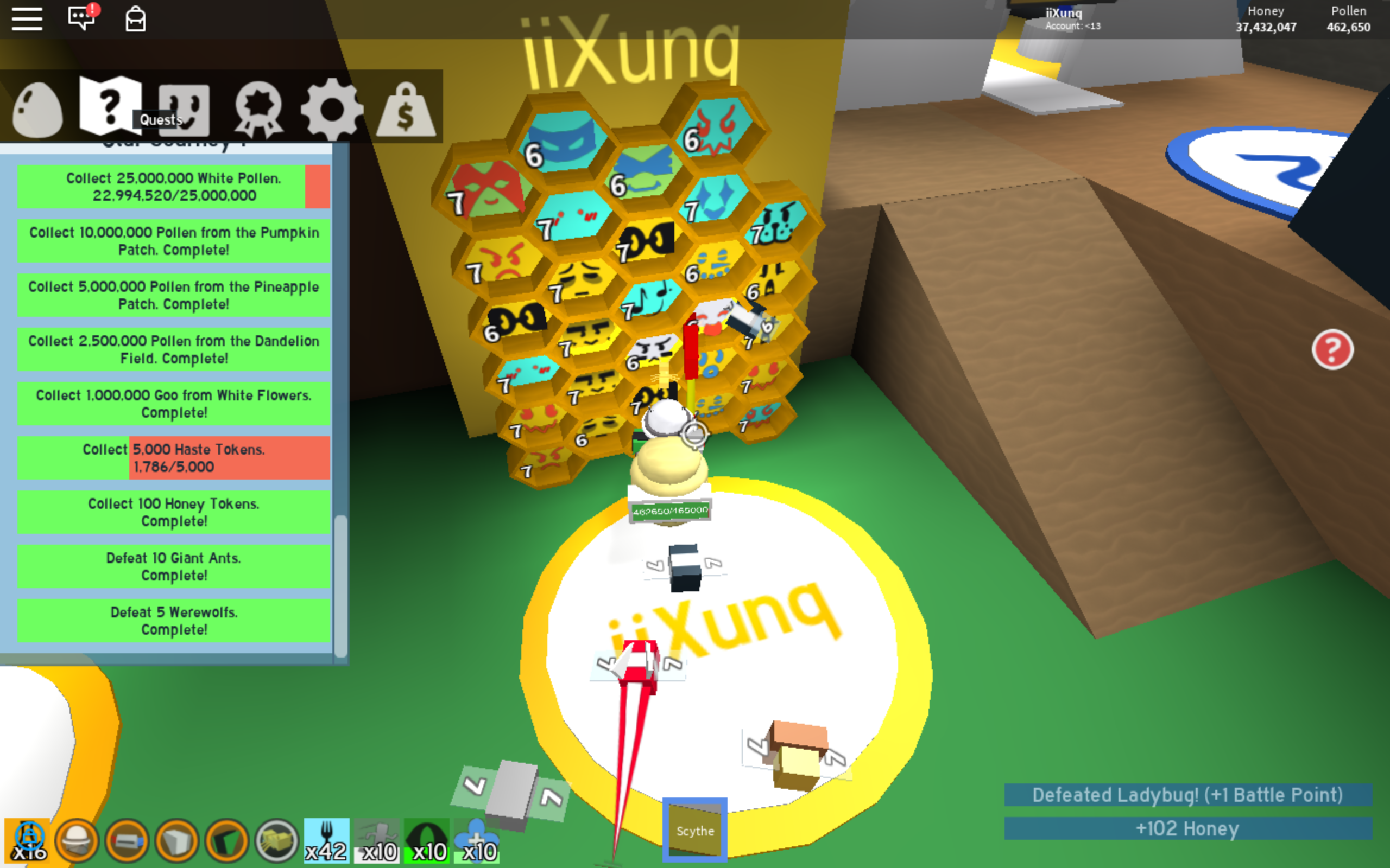 roblox bee swarm simulator in games