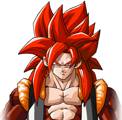 Why does SSJ 4 Gogeta have red hair? | Fandom