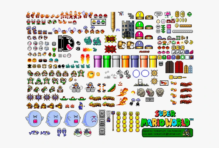 Chicos fui a ver en los archivos de super mario world y no encontre