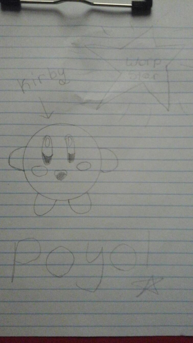 What  do  you  think  of  my drawing? Poyo!