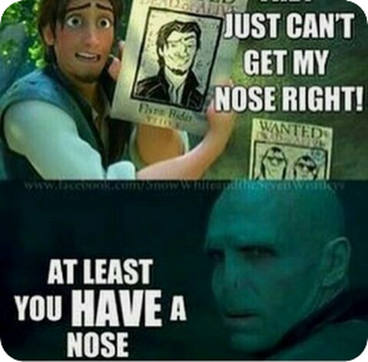 nose goes voldemort