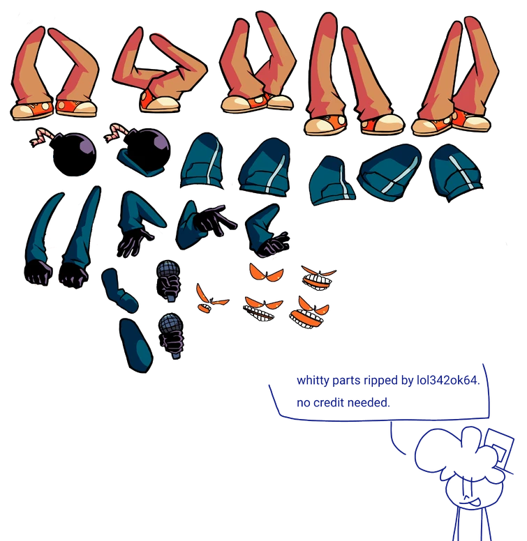 Featured image of post View 22 Whitty Friday Night Funkin Characters Sprites