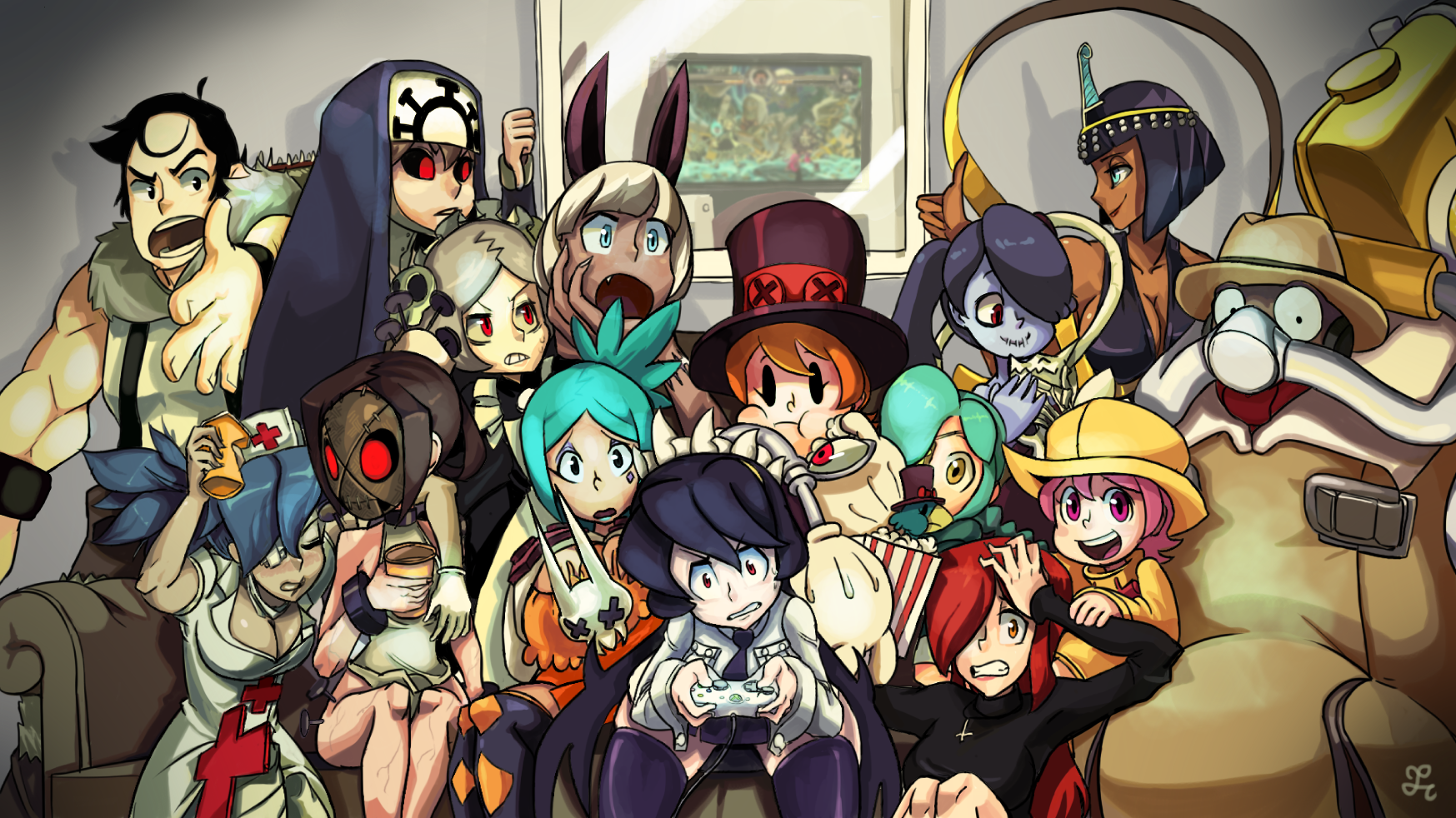 Элайза Skullgirls. Герои Skullgirls. Skullgirls игра. Энни из игры Skullgirls.