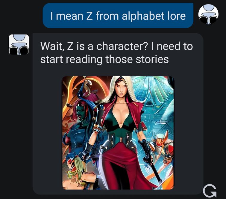 Character.AI - Z Alphabet Lore