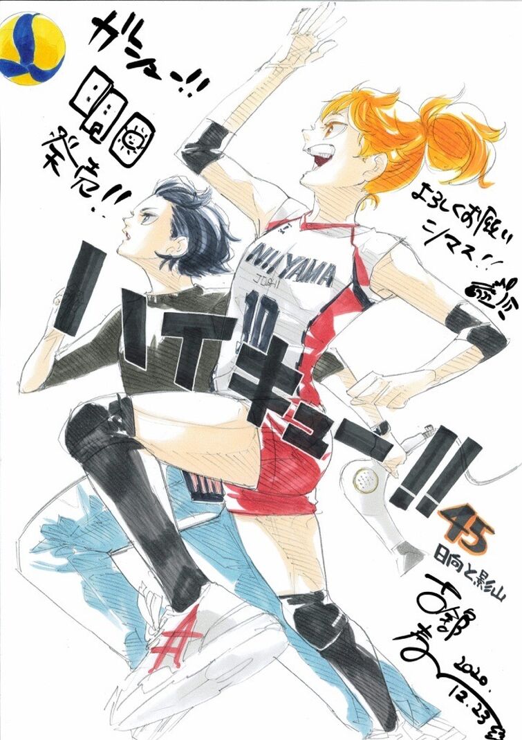 Haikyuu manga vol 45