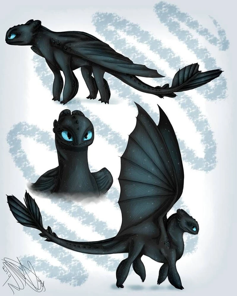 Картинки дракона дневной фурии и беззубика