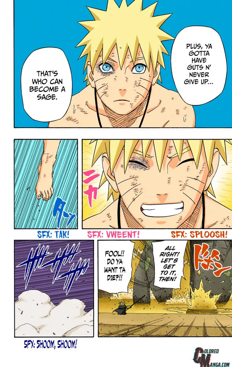 My favorite colored manga panel from Naruto.