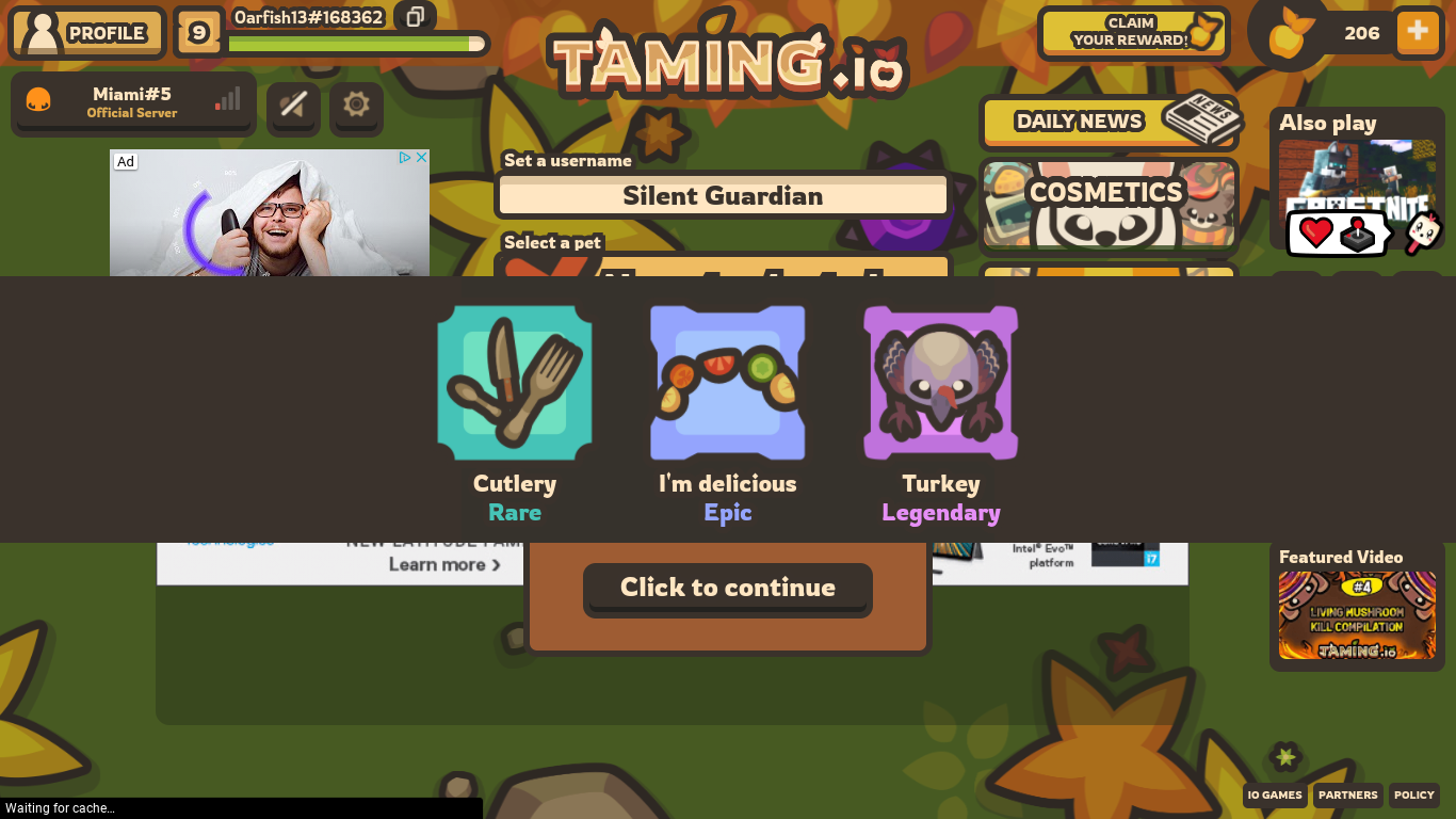 Taming.io - Update Idea The Food For The Pets