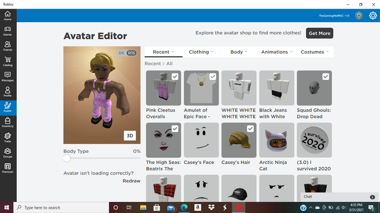 roblox avatar editor free