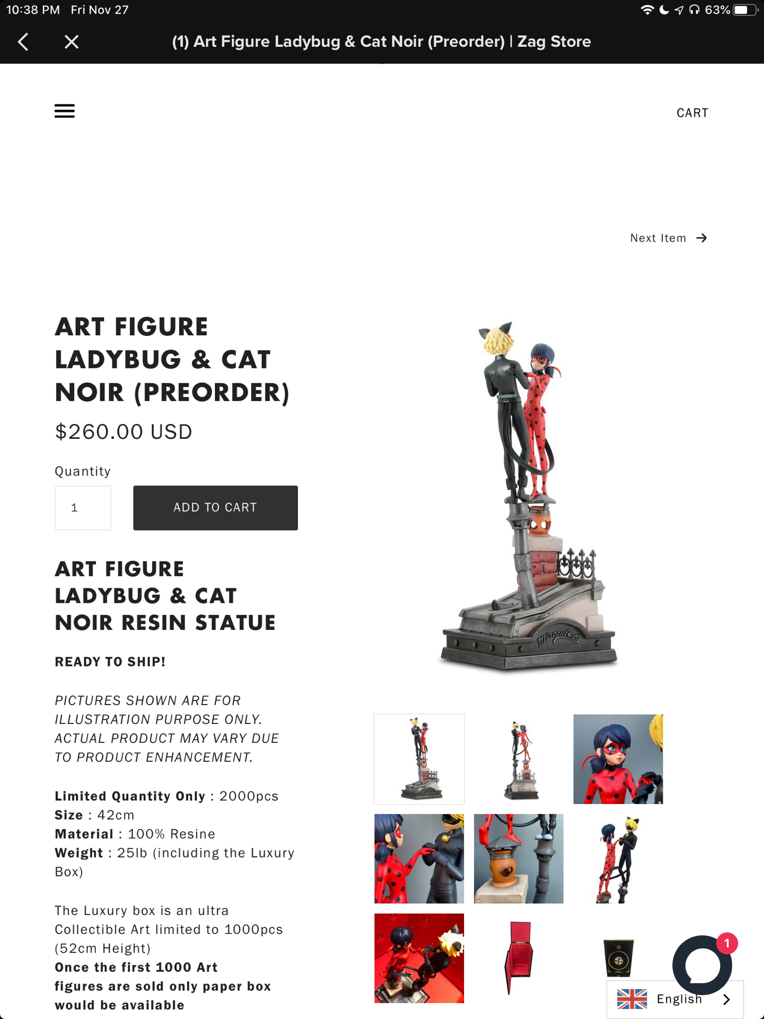 Art Figure Ladybug & Cat Noir