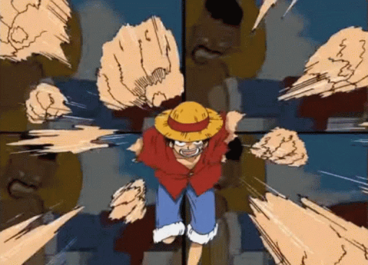 One Piece Luffy GIF - One piece Luffy Balloon - Discover & Share GIFs