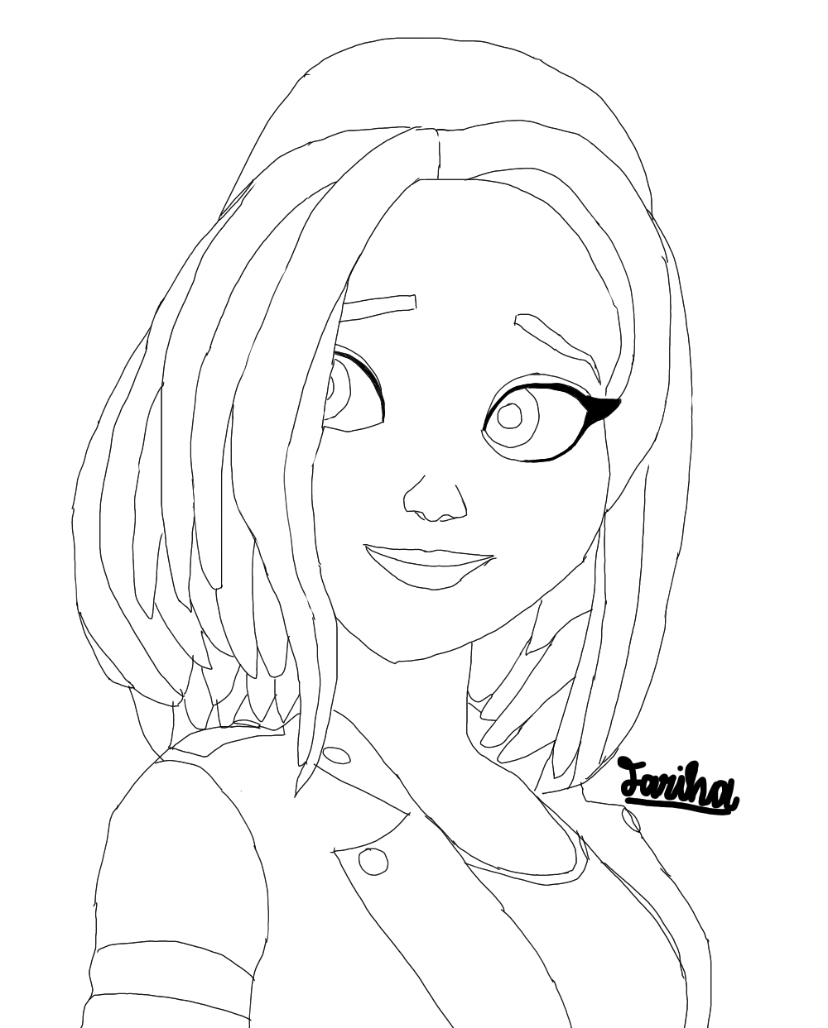 zoey coloring pages