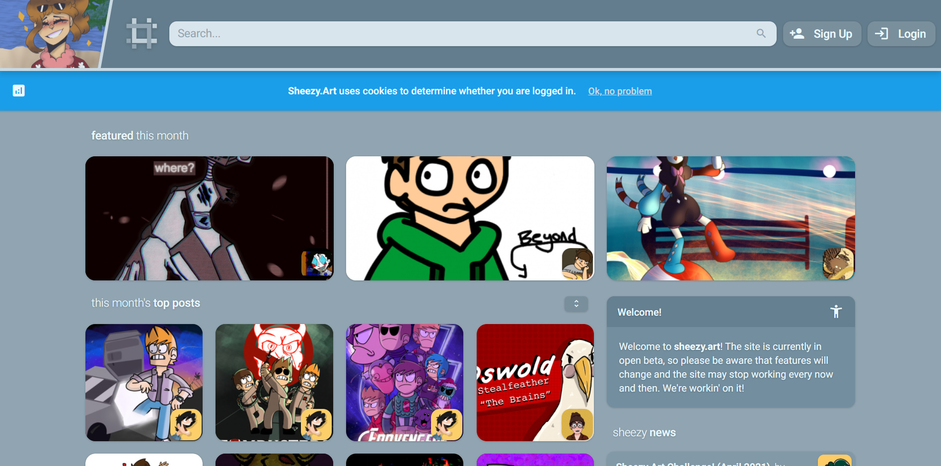 SheezyArt just returned, or a illegal return? Fandom