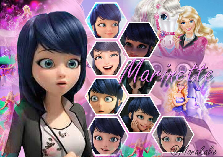 💗💗💗 [Miraculous Ladybug x Barbie] Barbified Marinette transformation +  Barbie as Ladybug 💗💗💗 