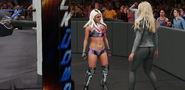 And now Bliss is in the face of the woman who practically screwed her out of the win