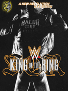 The WWE King of the Ring Promotional Poster featuring Smackdown Live's World Heavyweight Champion Finn Balor