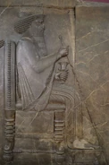 Achaemenid king.png (1.65 MB) Rock relief of his real-world counterpart