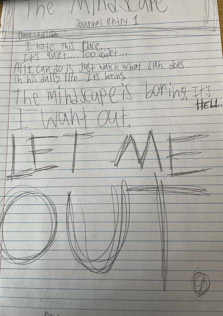 || The Mindscape: Journal Entry 1 || | Fandom