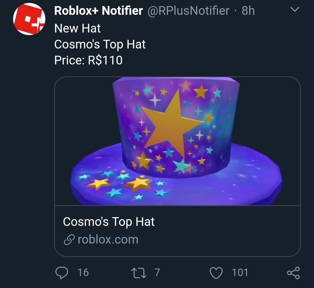 Roblox Hat Notifier