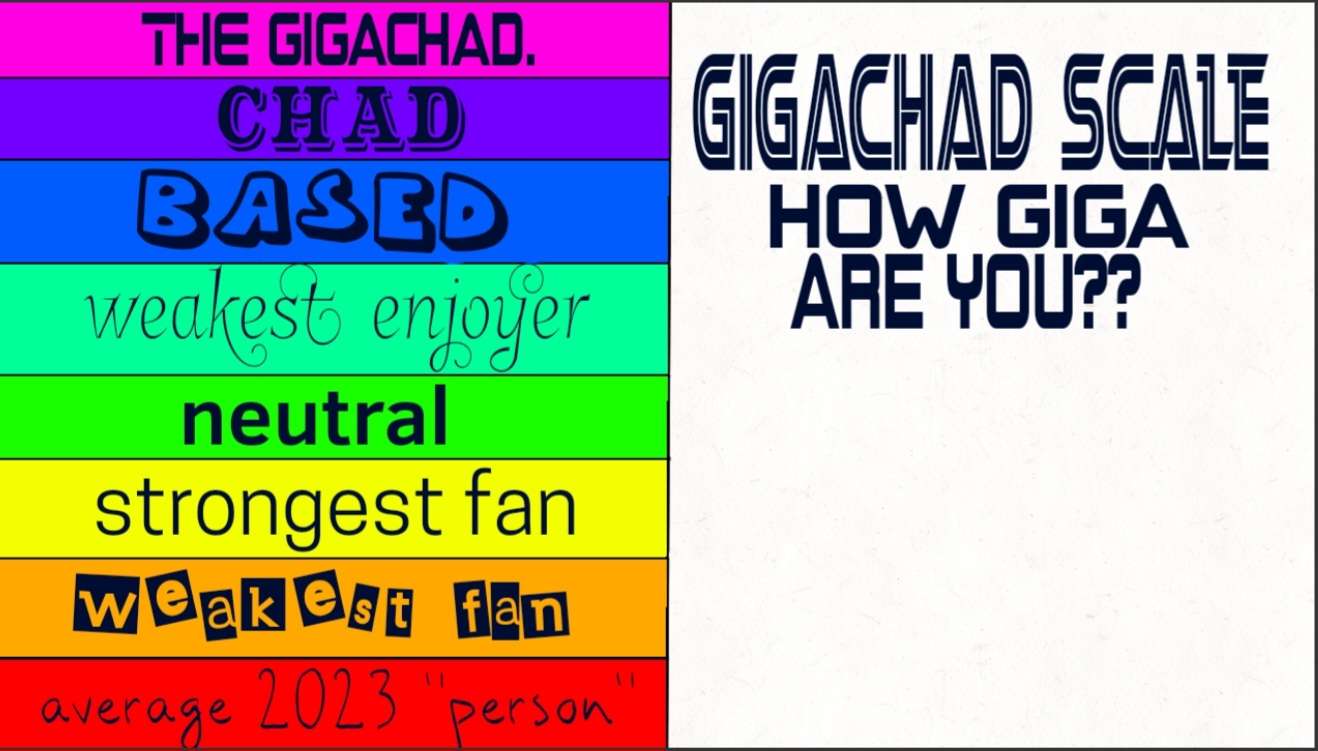 Only GigaChad enjoyers - Roblox