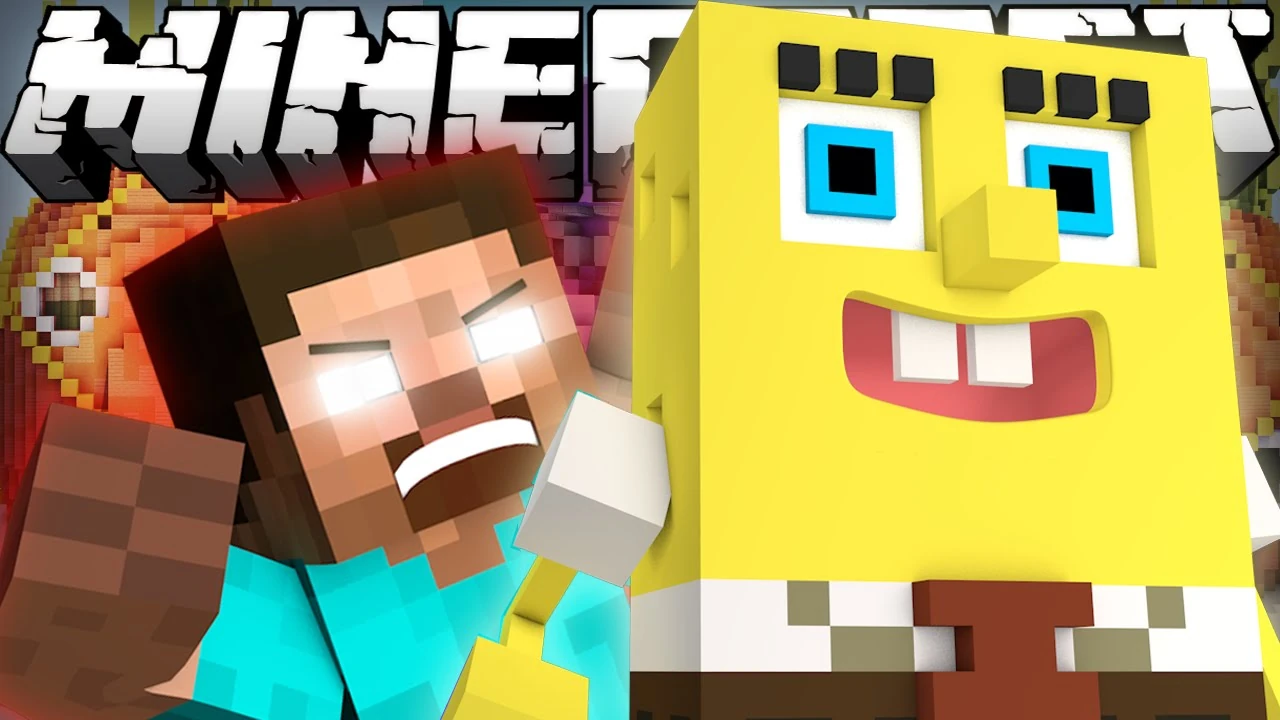 Como fazer SpongeBob SquarePants no Minecraft, image size:1280x720