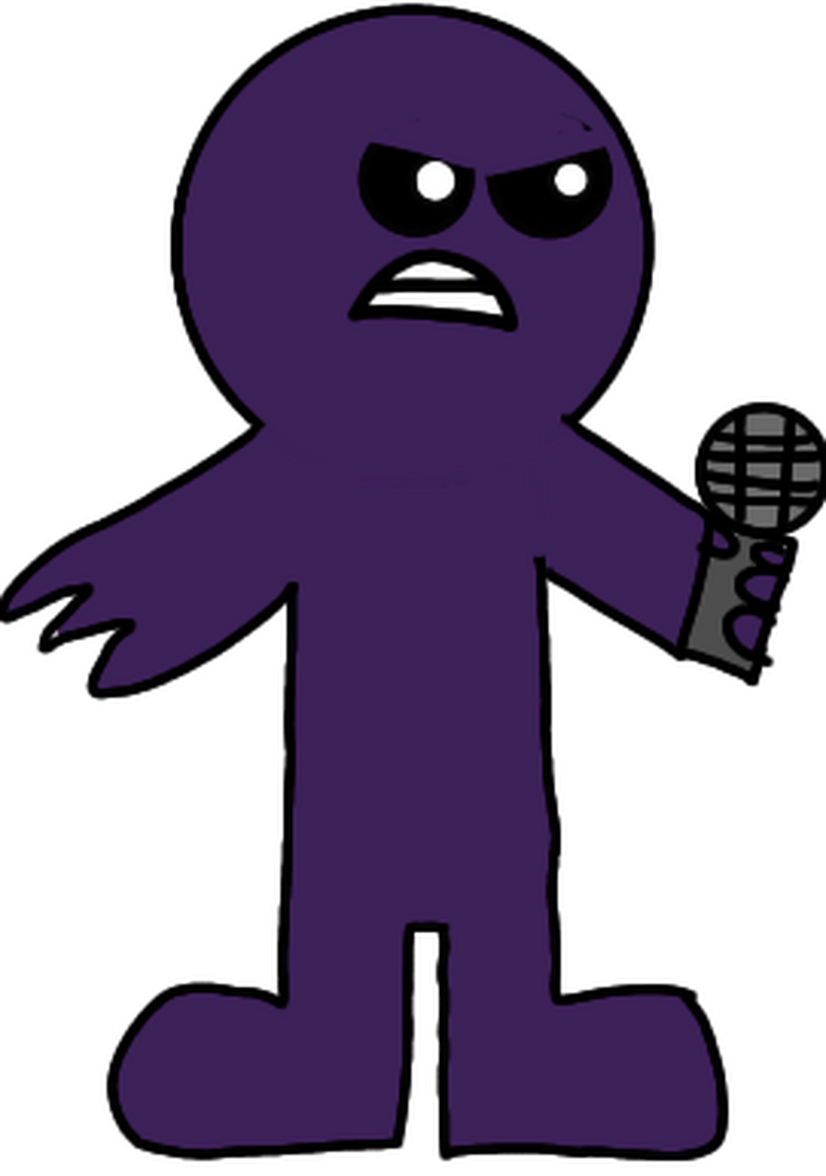 purple louis angry