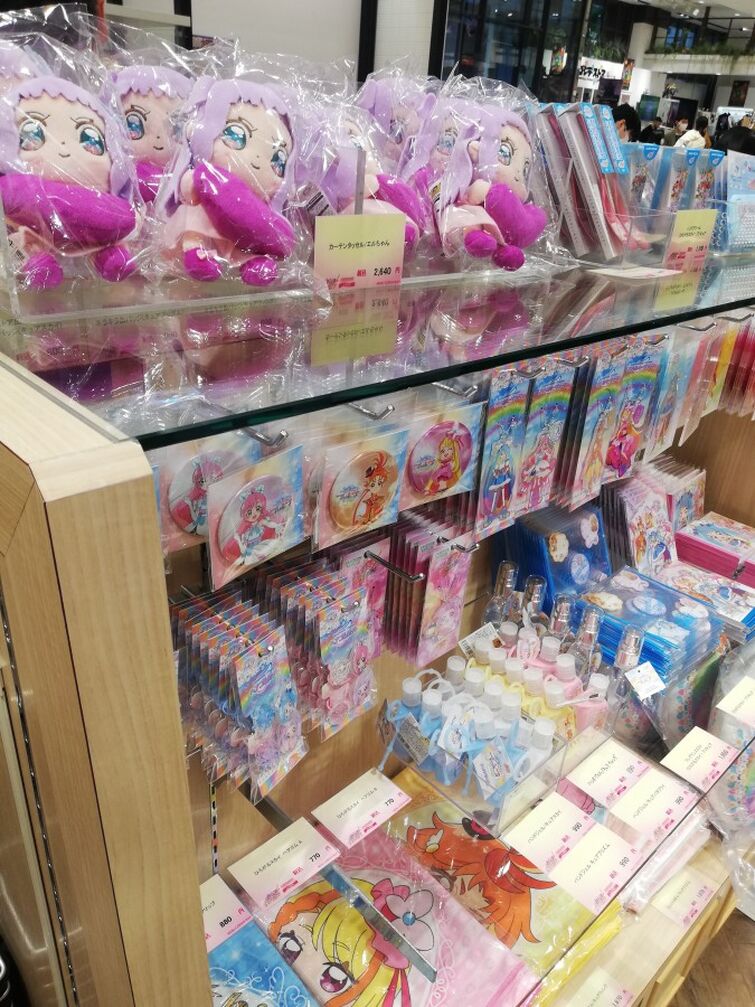 I went to Precure Pretty Store in Kitasenju MARUI in Tokyo (March