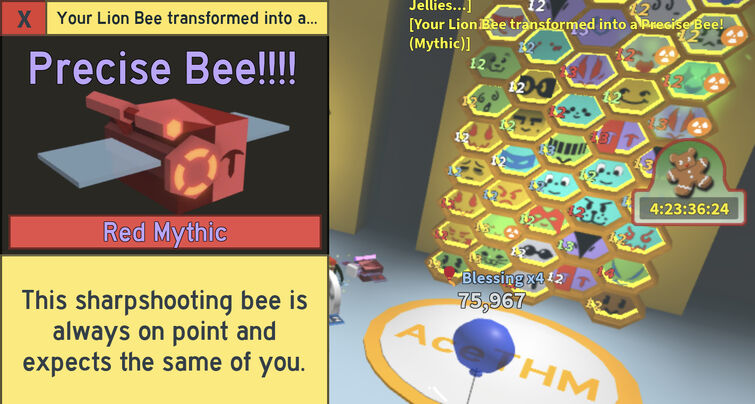 MY FIRST MYTHICAL BEE *VECTOR BEE*!! FREE 500 TICKET?! Bee Swarm Simulator  