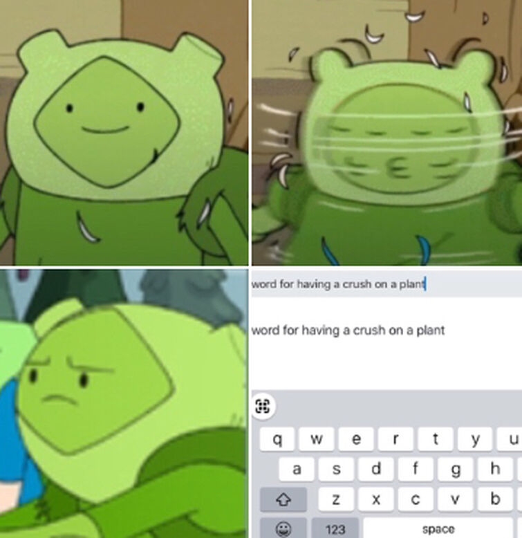 Fern being a roblox meme for 5 images : r/adventuretime